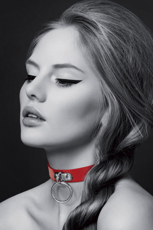 Bijoux Pour Toi - Collare con Anello - Rosso
