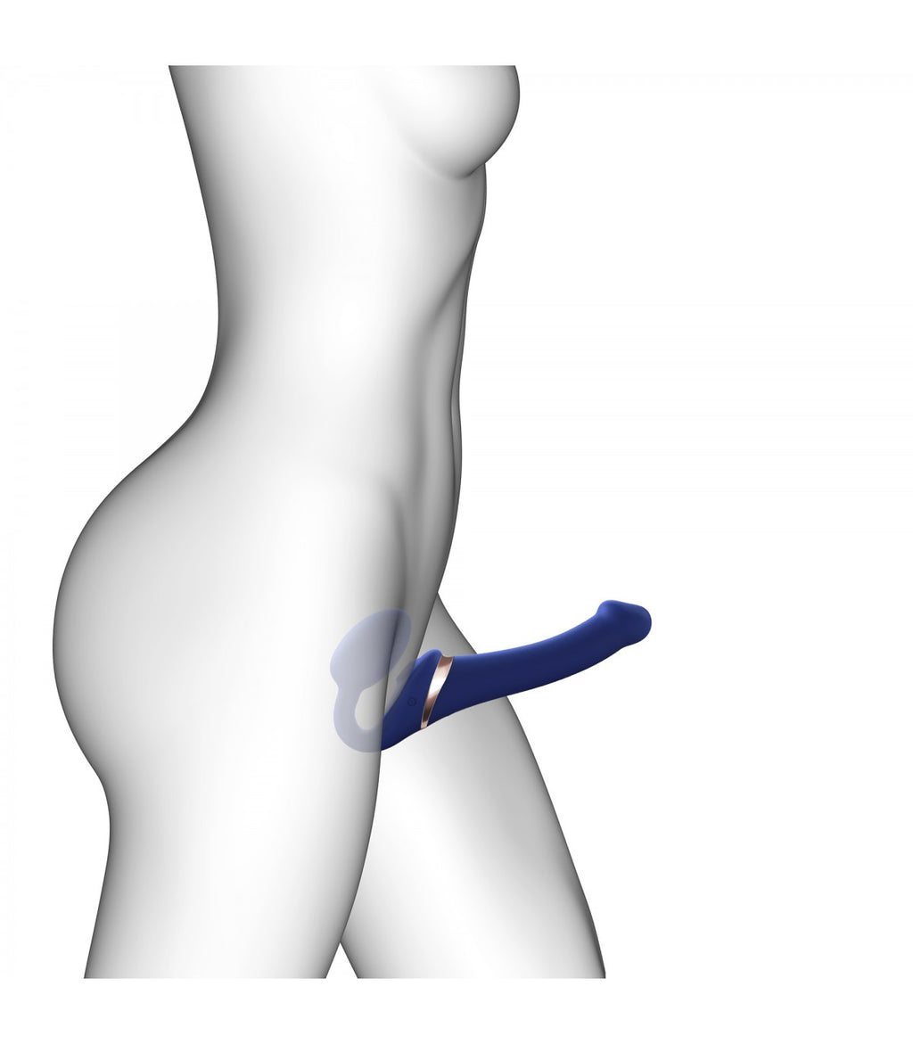 IMBRACATURA REGOLABILE MULTI ORGASMO BLU